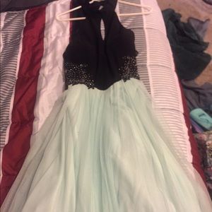 Light blue prom dress